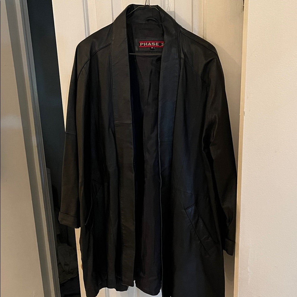 Black Leather Women's Jacket